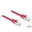 Delock RJ45 Network Cable Cat.6A S/FTP 2 m red