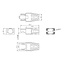 ROLINE Knickschutztülle für RJ-45, 10 St., für Durchgangs-Stecker 21.17.3146/.3147, transparent