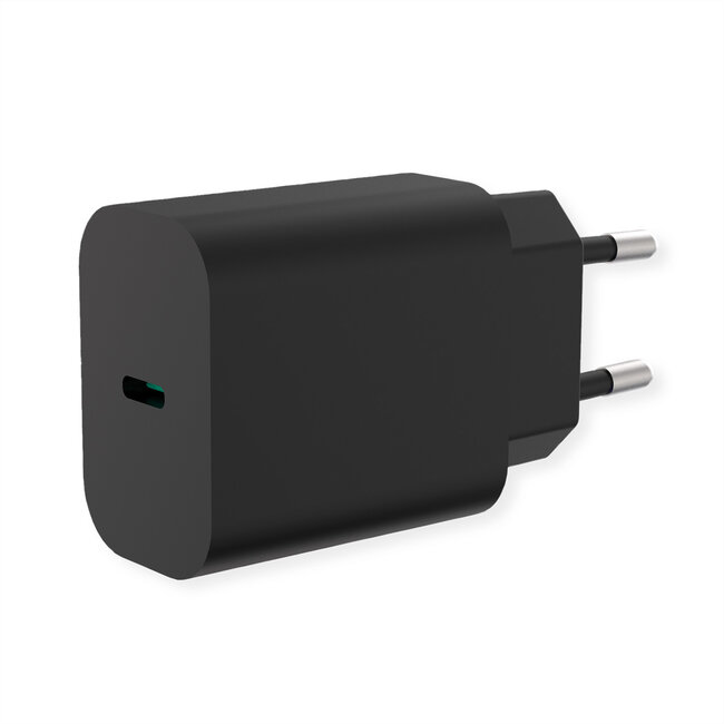 VALUE USB oplader met eurostekker, 1 poort type C (QC3.0), 20W