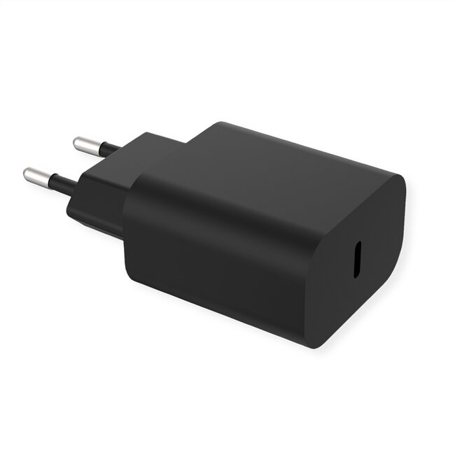VALUE USB oplader met eurostekker, 1 poort type C (QC3.0), 20W
