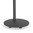 Voet 54cm rond zwart staal incl. wielenset