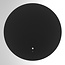 Voet 54cm rond zwart staal incl. wielenset