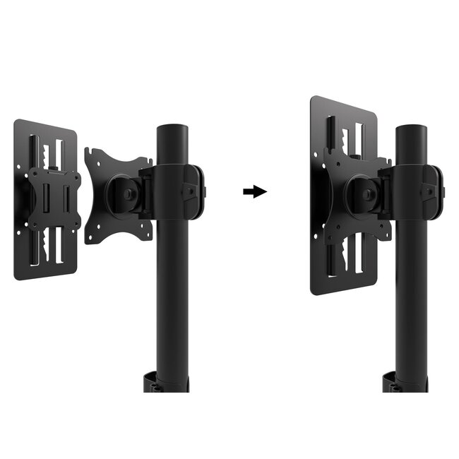 M VESA Monitor Slider Black