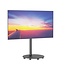 Vloerstandaard SPHERE 60 cm zwart VESA 300x300 met wielenset
