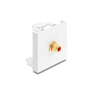 DeLOCK Delock Easy 45 Module RCA female to RCA female gold plated red / white
