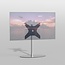 Vloerstandaard ELLIPS rvs 80 cm VESA 400x400