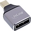 InLine Mini DisplayPort - DisplayPort adapter | DP1.4 (8K 60Hz) | HBR3 | aluminium