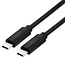 ROLINE USB4 Gen3x2 Kabel, C-C, M/M, 8K UHD-2, 40Gbit/s, 240W, zwart, 2 m