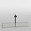 Standaard voor meubel MOUNT zwart 100 cm VESA 200x100