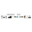 Delock Adapter USB 2.0 Type-A male to Serial RS-232 RJ45 female black