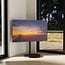Vloerstandaard SPHERE 60 cm zwart VESA 400x300 met wielenset