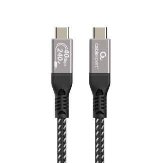 Cablexpert Premium USB4 Type-C laad- & datakabel, 40 Gbps, 240 W, 0.5 m