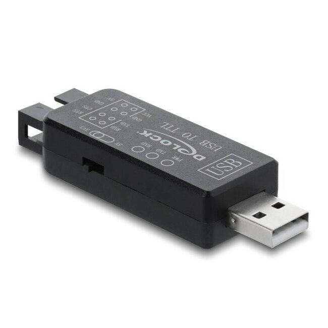 Delock UART Converter USB 2.0 to TTL 3.3 V / TTL 5 V pin header with connection cable 30 cm