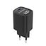 60 W USB Type-C snellader, LCD, zwart