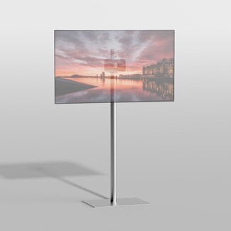 Cavus Vloerstandaard SQUARE rvs 150 cm VESA 200x100