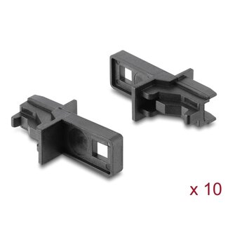 DeLOCK Delock Dust Cover for E2000 Simplex jack 10 pieces black