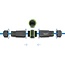 Delock Cable Connector optical fiber MPO female to MPO female with M20 x 1.5 mm thread IP68 dust and waterproof