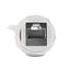 Delock Cable Connector RJ45 jack to RJ45 jack Cat.6A with M23.5 x 1.5 mm thread and protective cap IP68 dust and waterproof white