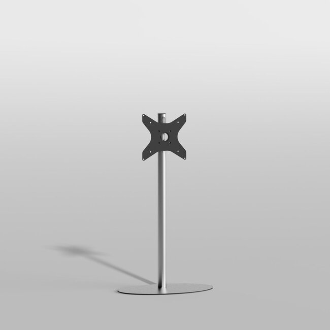Vloerstandaard ELLIPS rvs 120 cm VESA 300x300