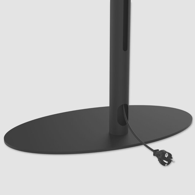 Vloerstandaard ELLIPS zwart 150 cm VESA 100x100