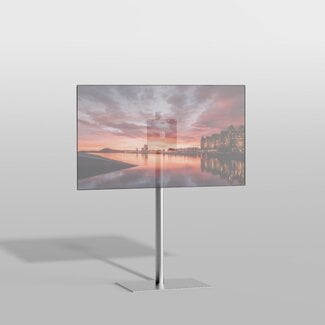 Cavus Vloerstandaard SQUARE rvs 120 cm VESA 200x200