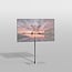 Vloerstandaard SQUARE rvs 120 cm VESA 300x300