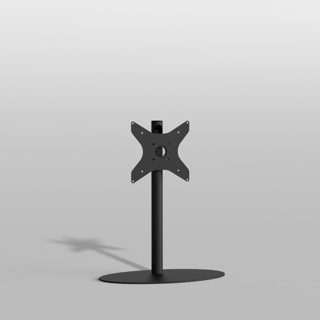 Vloerstandaard ELLIPS zwart 80 cm VESA 300x300