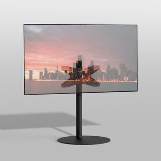 Cavus Vloerstandaard SPHERE zwart 80 cm VESA 400x200