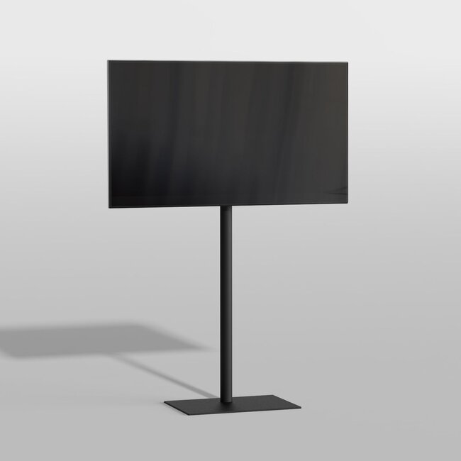 Vloerstandaard SQUARE zwart 150 cm VESA 100x100