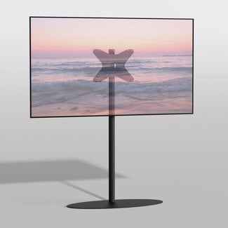 Cavus Vloerstandaard ORBIT zwart 150 cm VESA 400x300