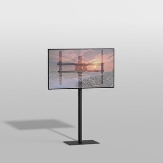 Cavus Vloerstandaard TILE zwart  120 cm VESA 600x400