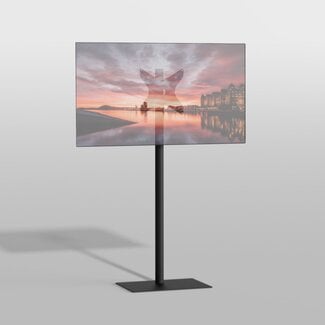 Cavus Vloerstandaard SQUARE zwart 150 cm VESA 300x300