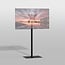 Vloerstandaard SQUARE zwart 150 cm VESA 300x300