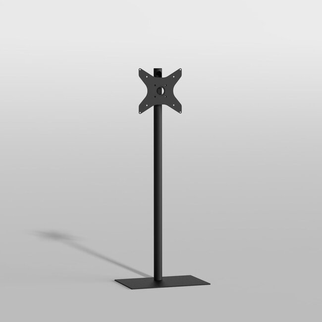 Vloerstandaard SQUARE zwart 150 cm VESA 300x300