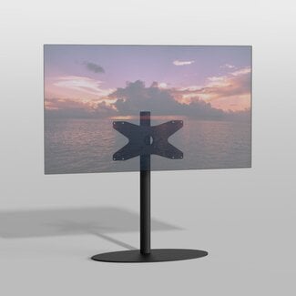 Cavus Vloerstandaard ELLIPS zwart 80 cm VESA 400x200