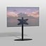 Vloerstandaard ELLIPS zwart 80 cm VESA 400x200