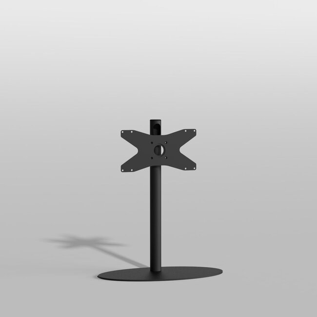 Vloerstandaard ELLIPS zwart 80 cm VESA 400x200