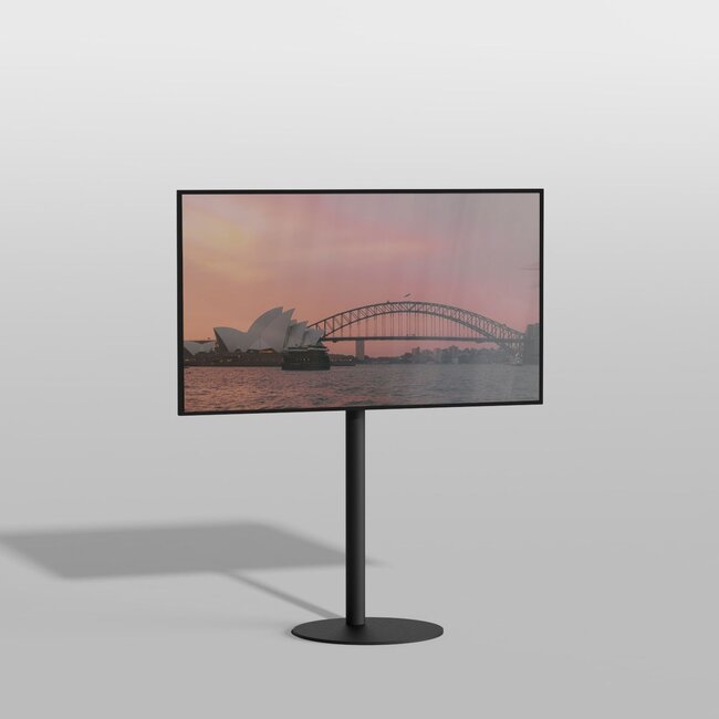 Vloerstandaard GATE zwart  100 cm VESA 200x100