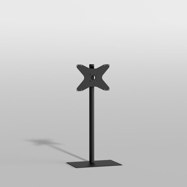 Vloerstandaard SQUARE zwart 120 cm VESA 400x300