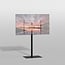 Vloerstandaard SQUARE zwart 120 cm VESA 600x400