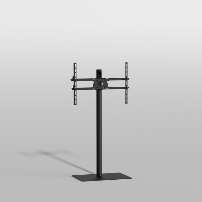 Vloerstandaard SQUARE zwart 120 cm VESA 600x400