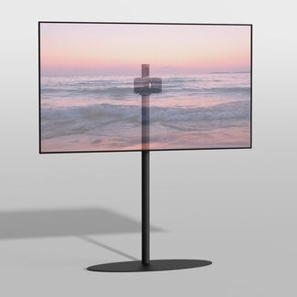Cavus Vloerstandaard ORBIT zwart 150 cm VESA 200x100