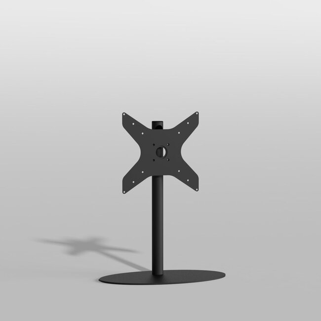 Vloerstandaard ELLIPS zwart 80 cm VESA 400x400