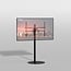 Vloerstandaard SPHERE zwart 120 cm VESA 600x400
