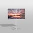 Vloerstandaard SQUARE rvs 120 cm VESA 100x100