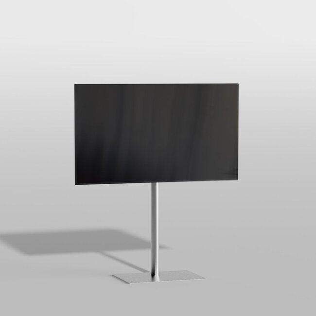 Vloerstandaard SQUARE rvs 120 cm VESA 100x100