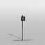 Vloerstandaard ORBIT rvs 120 cm VESA 200x200