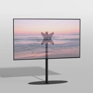 Cavus Vloerstandaard ORBIT zwart 120 cm VESA 300x300