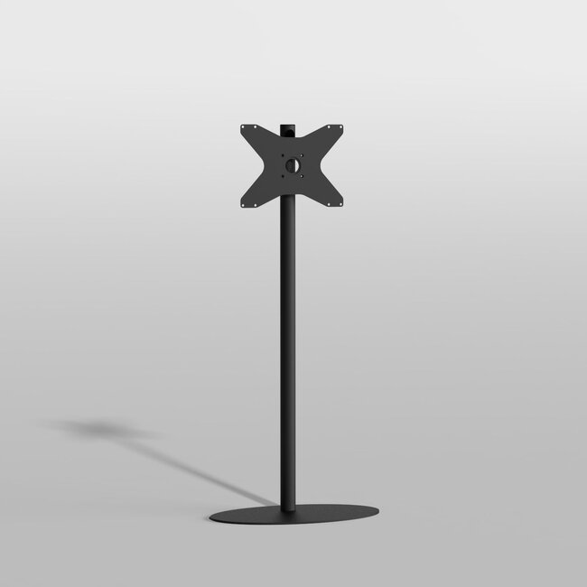 Vloerstandaard ELLIPS zwart 150 cm VESA 400x300