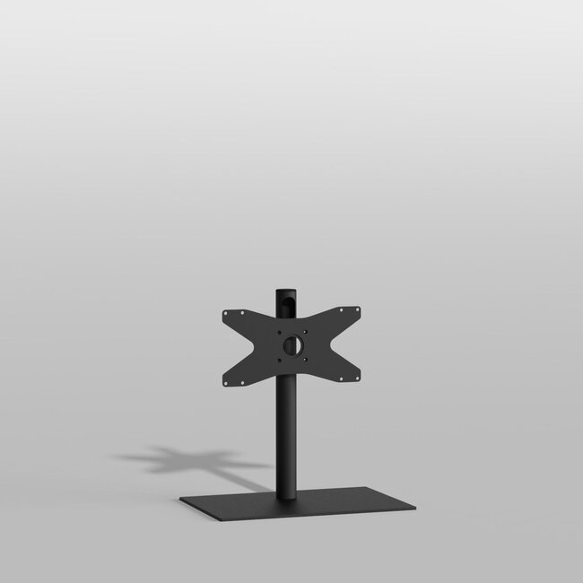 Vloerstandaard SQUARE zwart 60 cm VESA 400x200